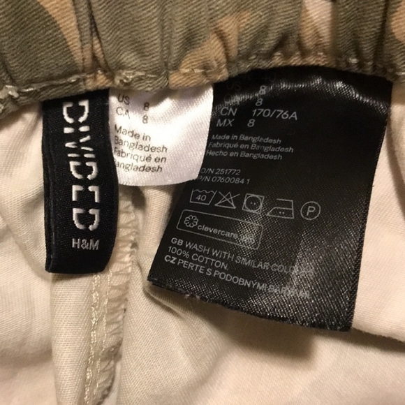 Sz 8 | H & M | Cargo Camouflage Pants💃🏽 - Picture 4 of 4